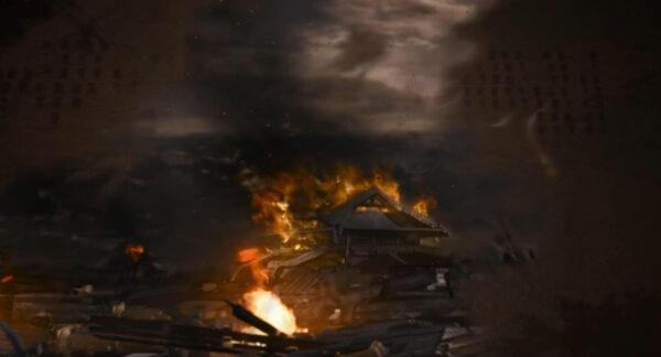 The Xin Dynasty lies in ruins in the series, “Han Xin” (True Legend Studio)