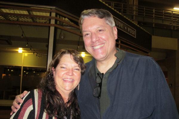 Toni and Bill Cowern Shen Yun Performing Arts at The Buell Theater in Denver, Colo., on Nov. 5, 2021. (Mary Zhang/The Epoch Times)