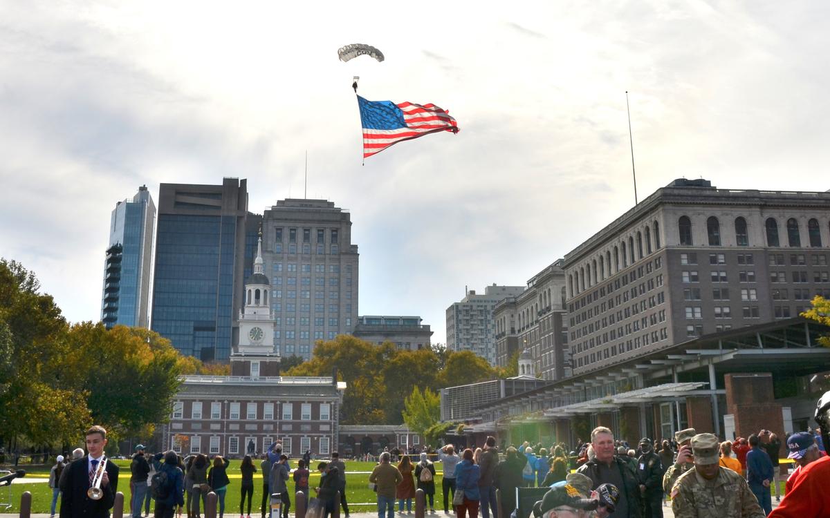 Philadelphia Honors Veterans With Return of Parade