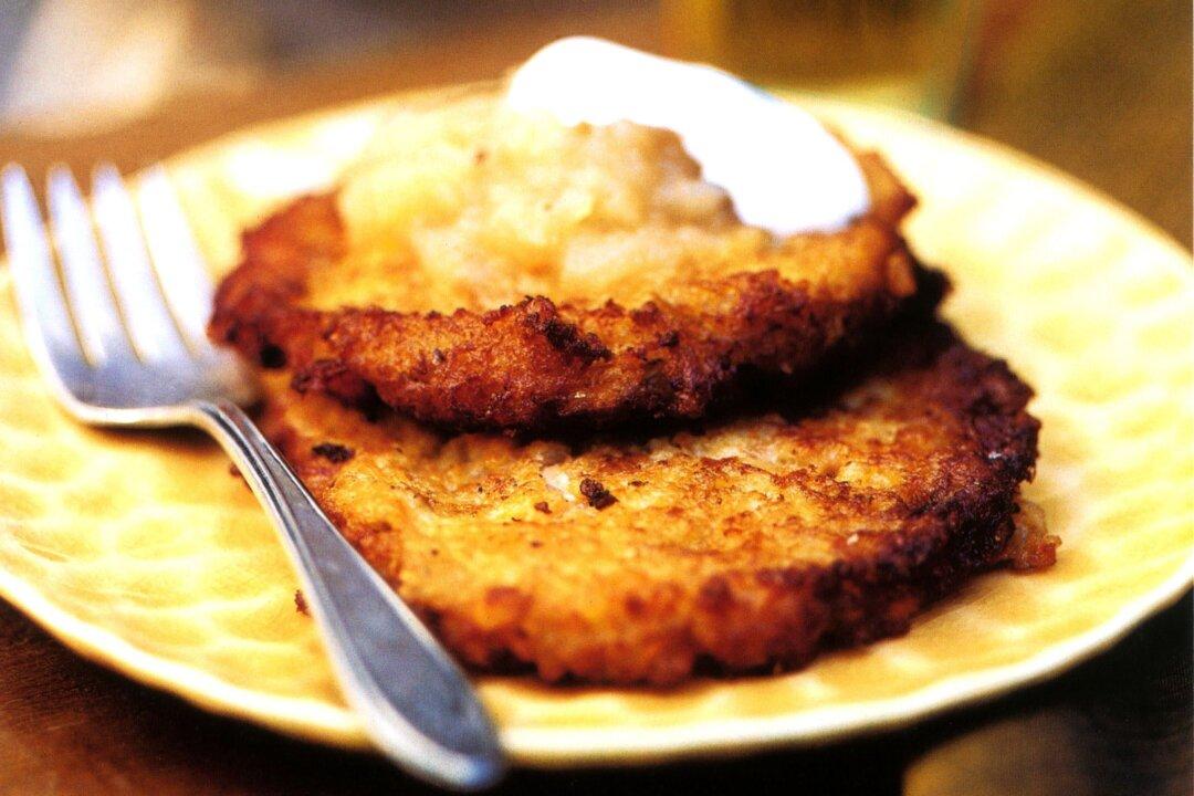 A Seriously Simple Shortcut to Potato Vegetable Pancakes