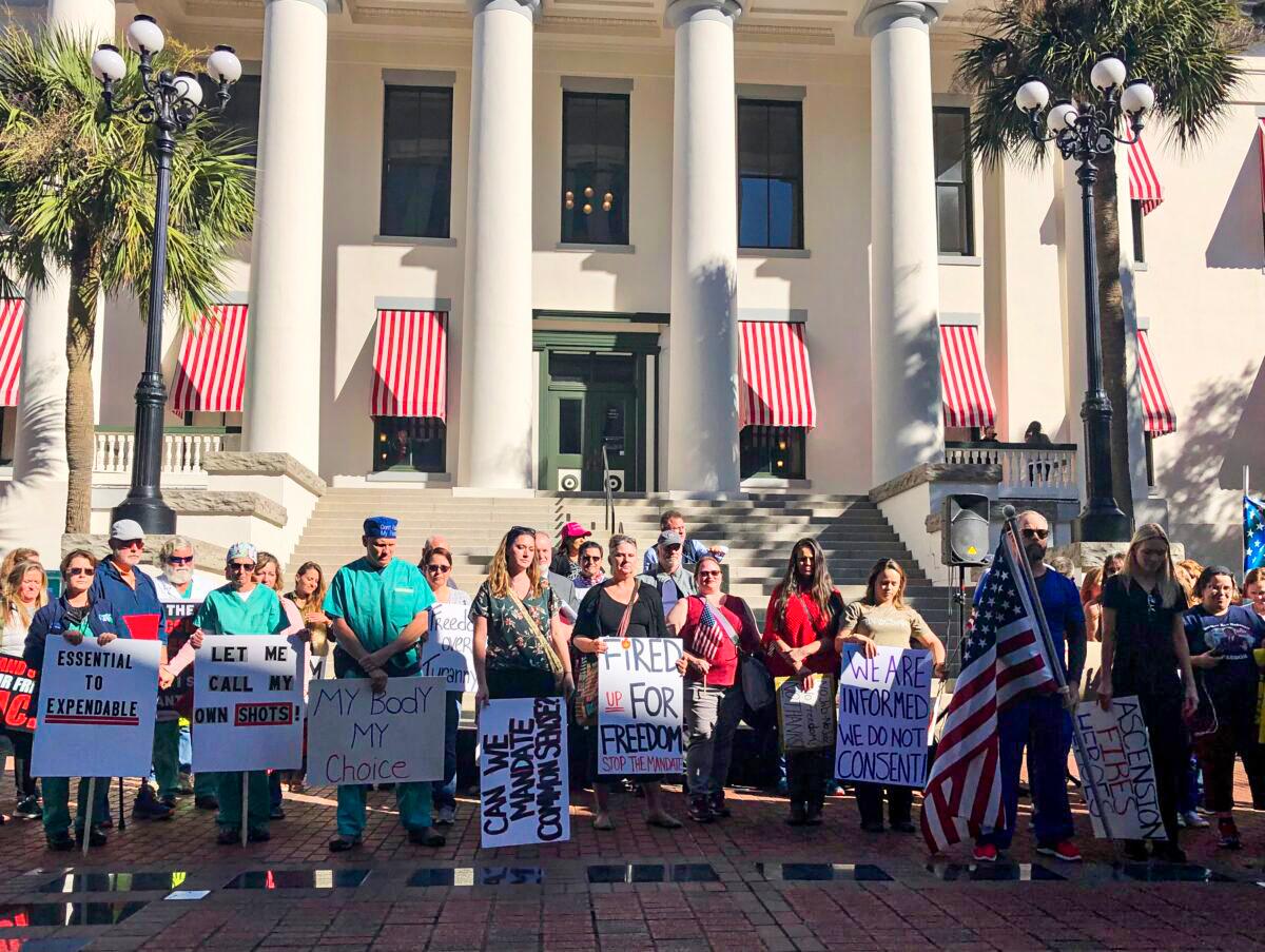 Hundreds Rally for Medical Freedom at Florida Capitol