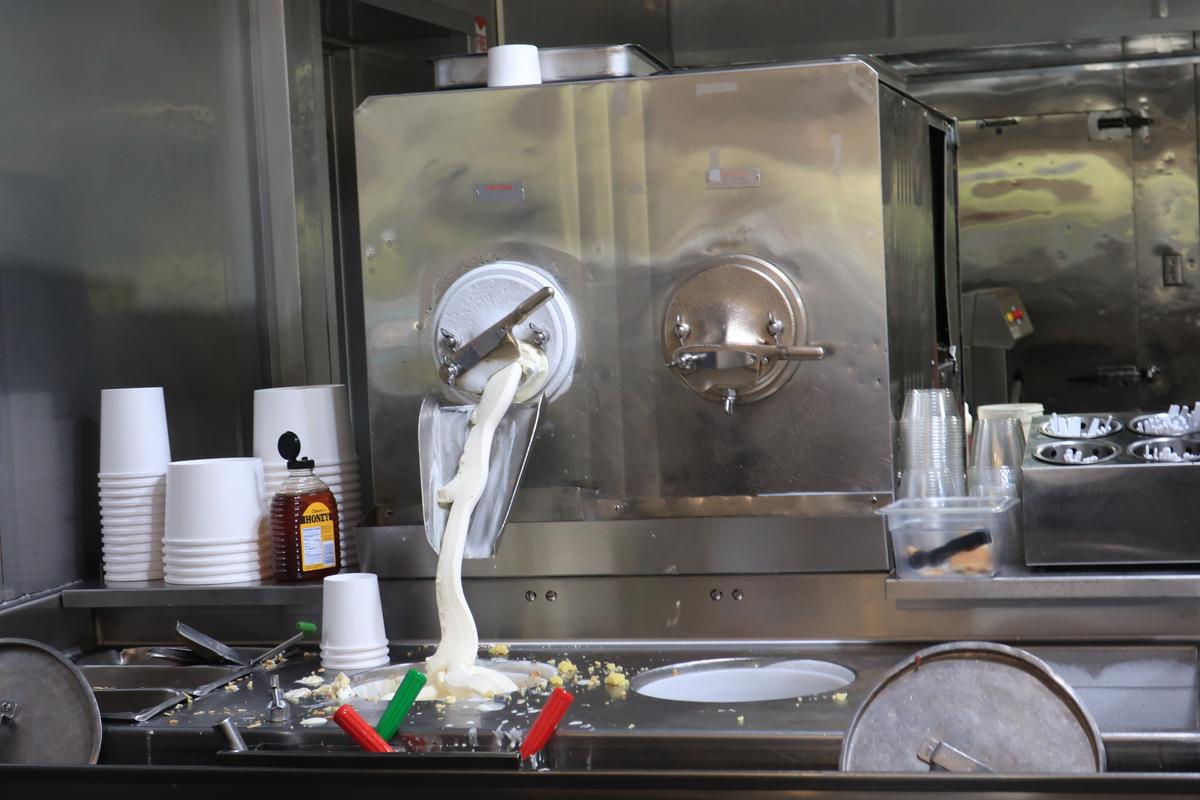 According to industry standards, whereas ice cream rests in a freezer, frozen custard is served quite fresh and a few degrees warmer from a soft-serve machine. (Kevin Revolinski)