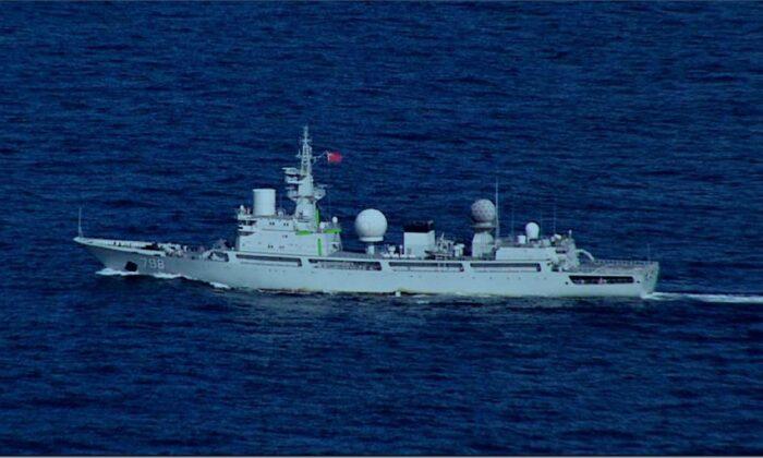 Chinese Spy Ship Spotted Off Australia’s Coast for 3 Weeks