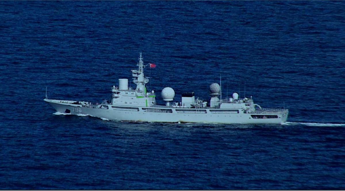 Chinese Spy Ship Spotted Off Australia’s Coast for 3 Weeks