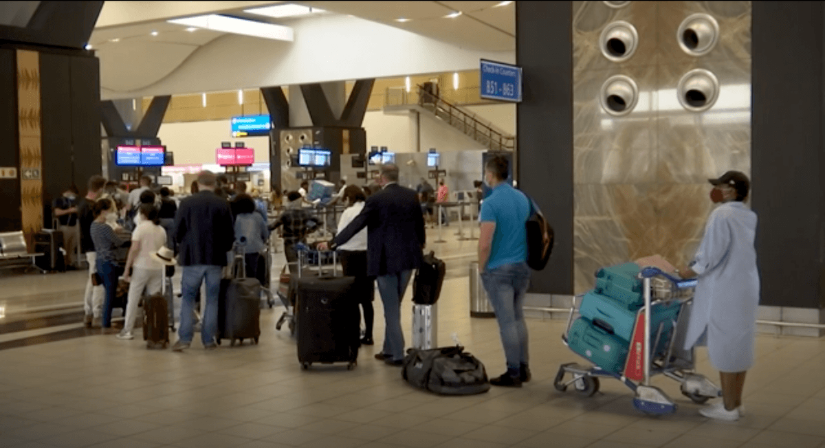 Frustration at South African Airport as Foreigners Try to Fly Home