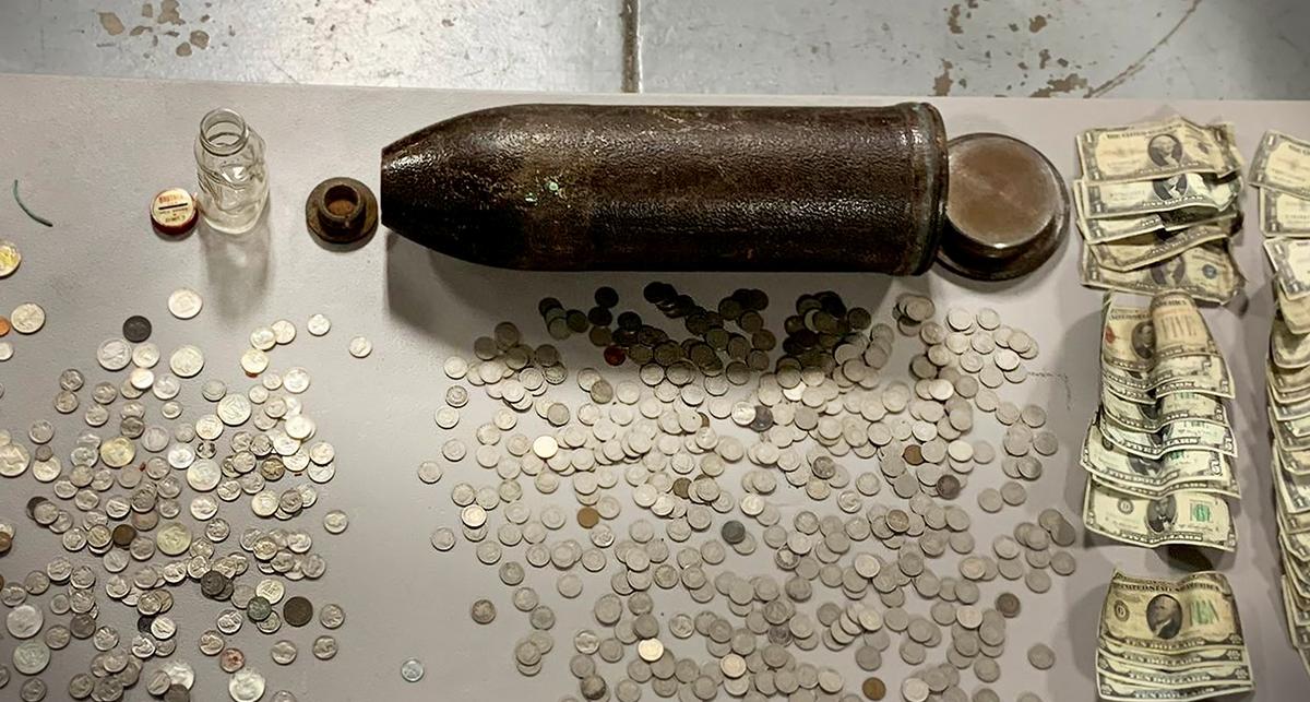 Michigan Family Find WWI-Era Artillery Shell Filled With Antique Coins While Cleaning House