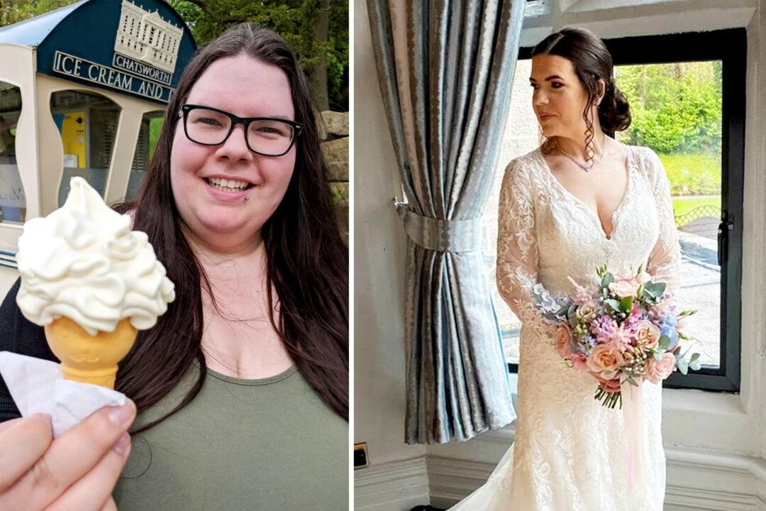 378lb Bride Walks Down the Aisle in Her Dream Dress After Losing Half of Her Body Weight