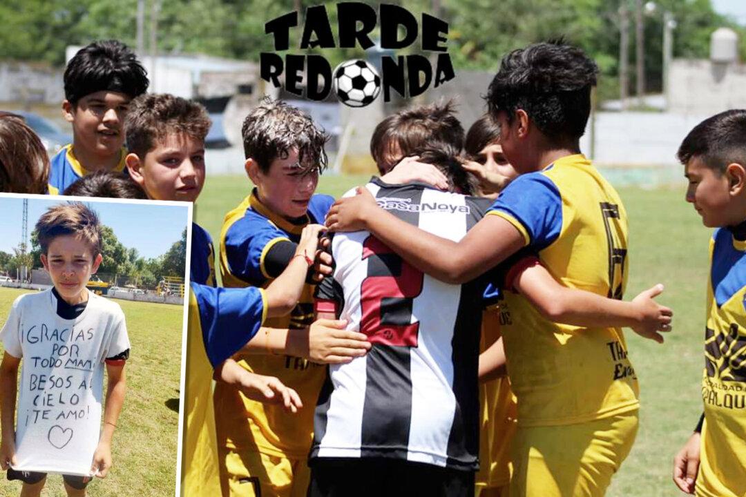 Boy, 11, Dedicates Soccer Game to His Mom Who Passed 2 Days Prior; Rival Players Console Him