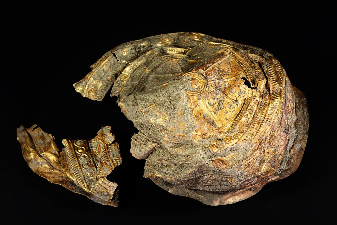 Researchers Unearth Prehistoric Golden Ritual Bowl With Sun Motif Dating From 1000 BC