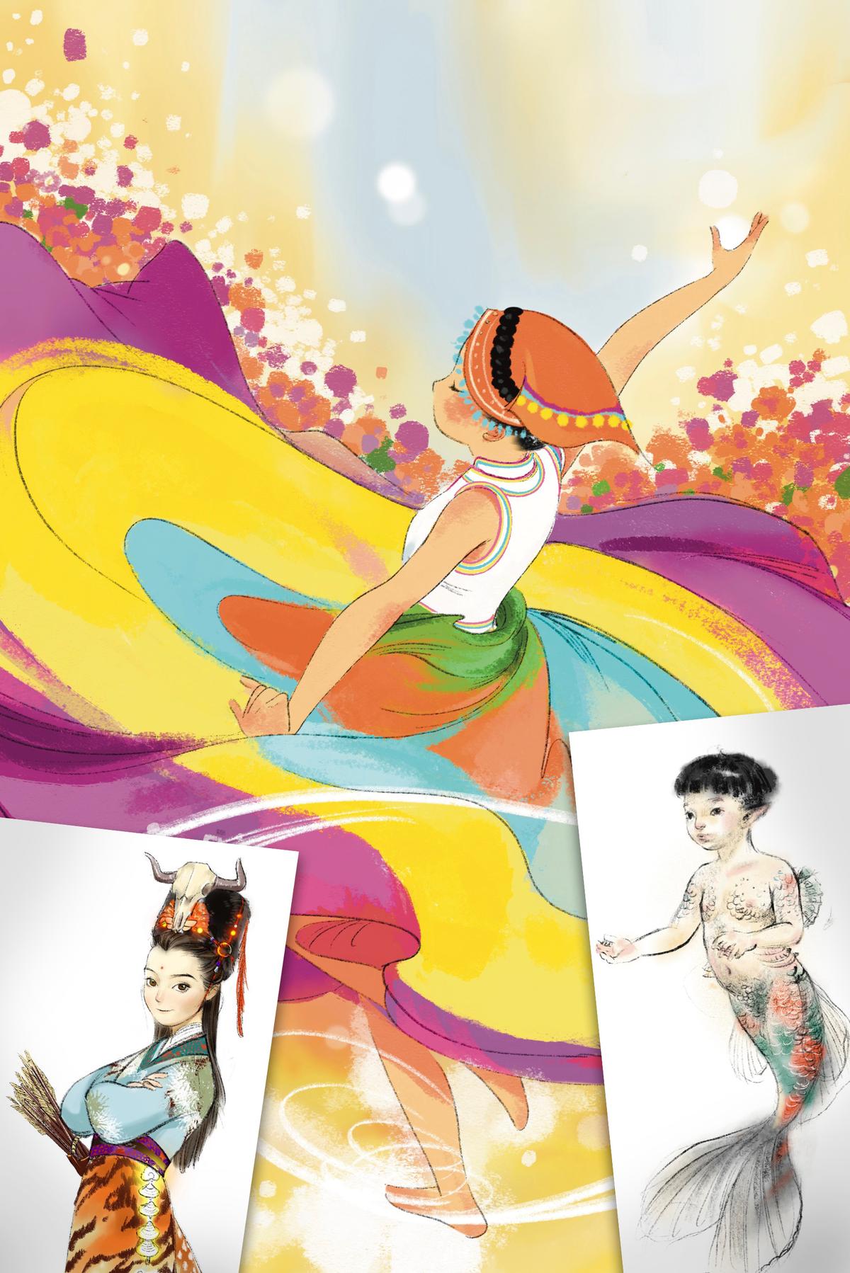 Some drawings by Lucy Liu. (Courtesy of Lucy Mingyuan Liu)
