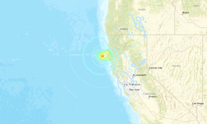 Magnitude 6.2 Earthquake Strikes Offshore Northern California