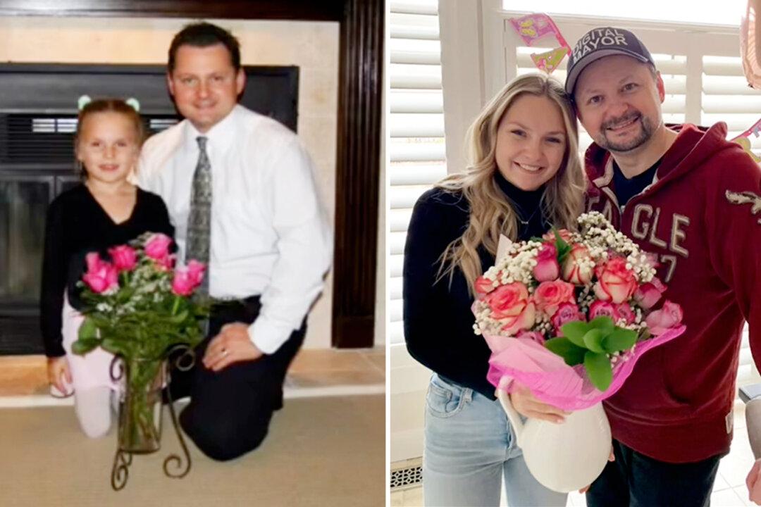 Loving Dad Gifts Daughter Whose Middle Name Is ‘Rose’ With as Many Roses as Her Age Each Birthday