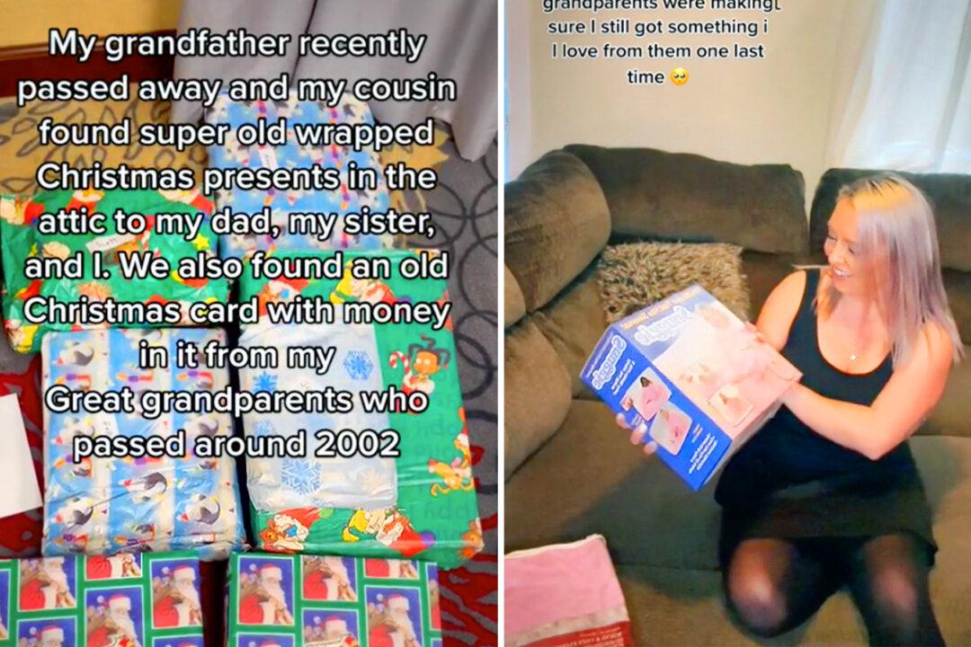 VIDEO: Family Find Vintage Christmas Gifts in Attic From Late Great-Grandparents—And the Unwrapping Goes Viral