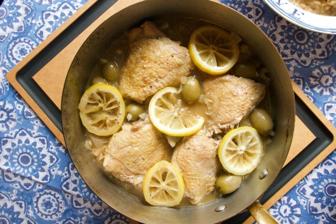 Chicken Tagine With Lemons and Olives