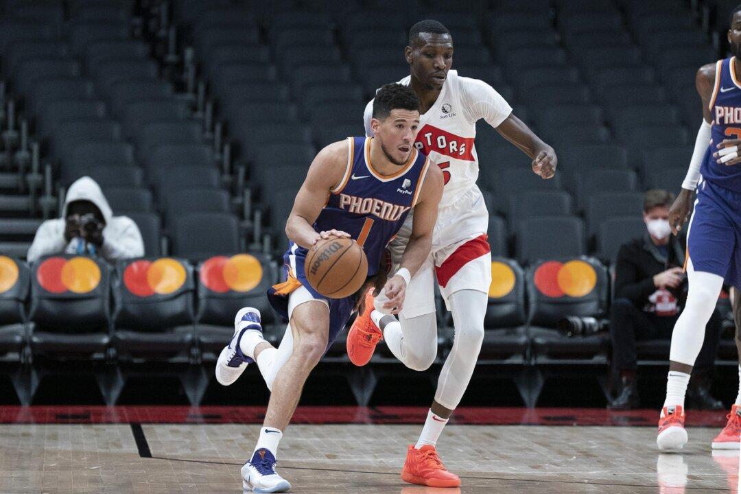 NBA Roundup: Suns Stop Raptors’ Winning Streak