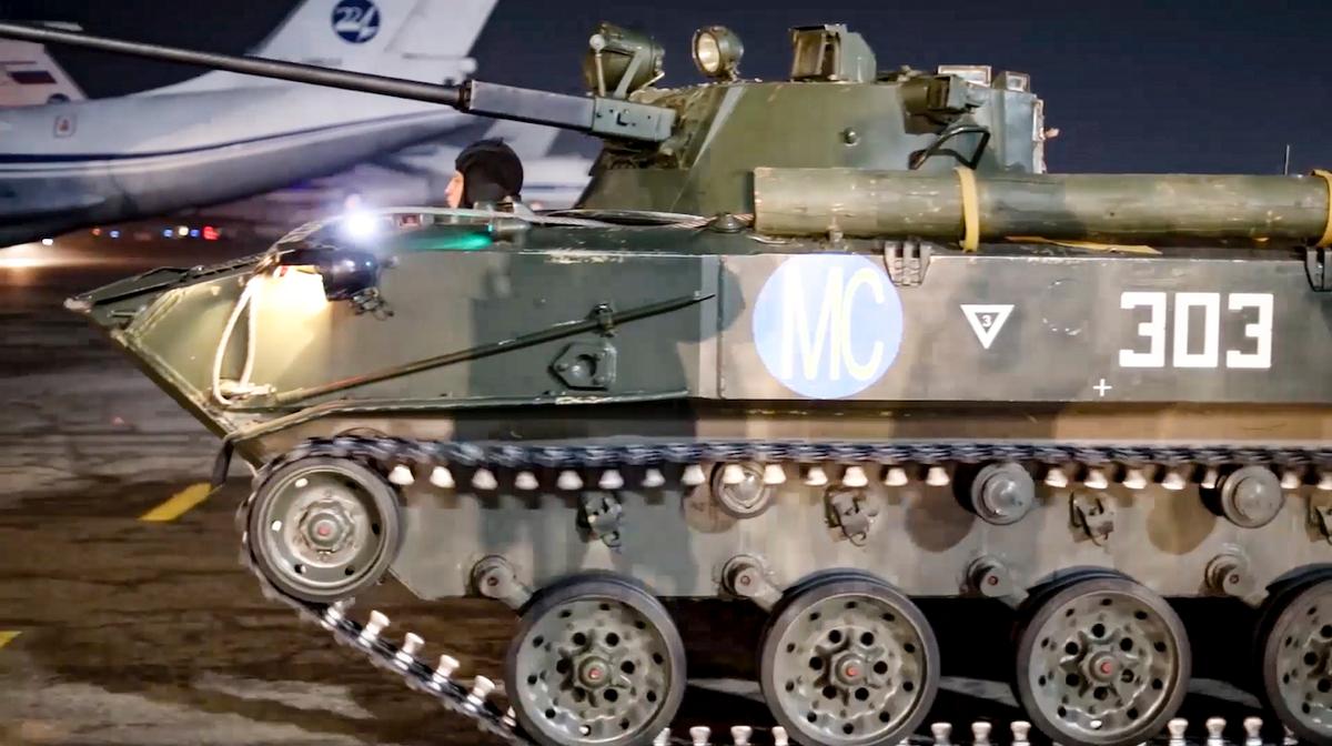 Russian Troops Return Home From Kazakhstan