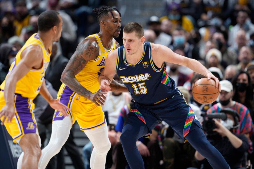 Jokic Has 8th Triple-Double, Nuggets Rout Lakers, 133–96