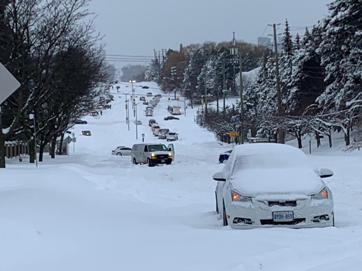 Thousands Without Power as Snowstorm Hits Ontario