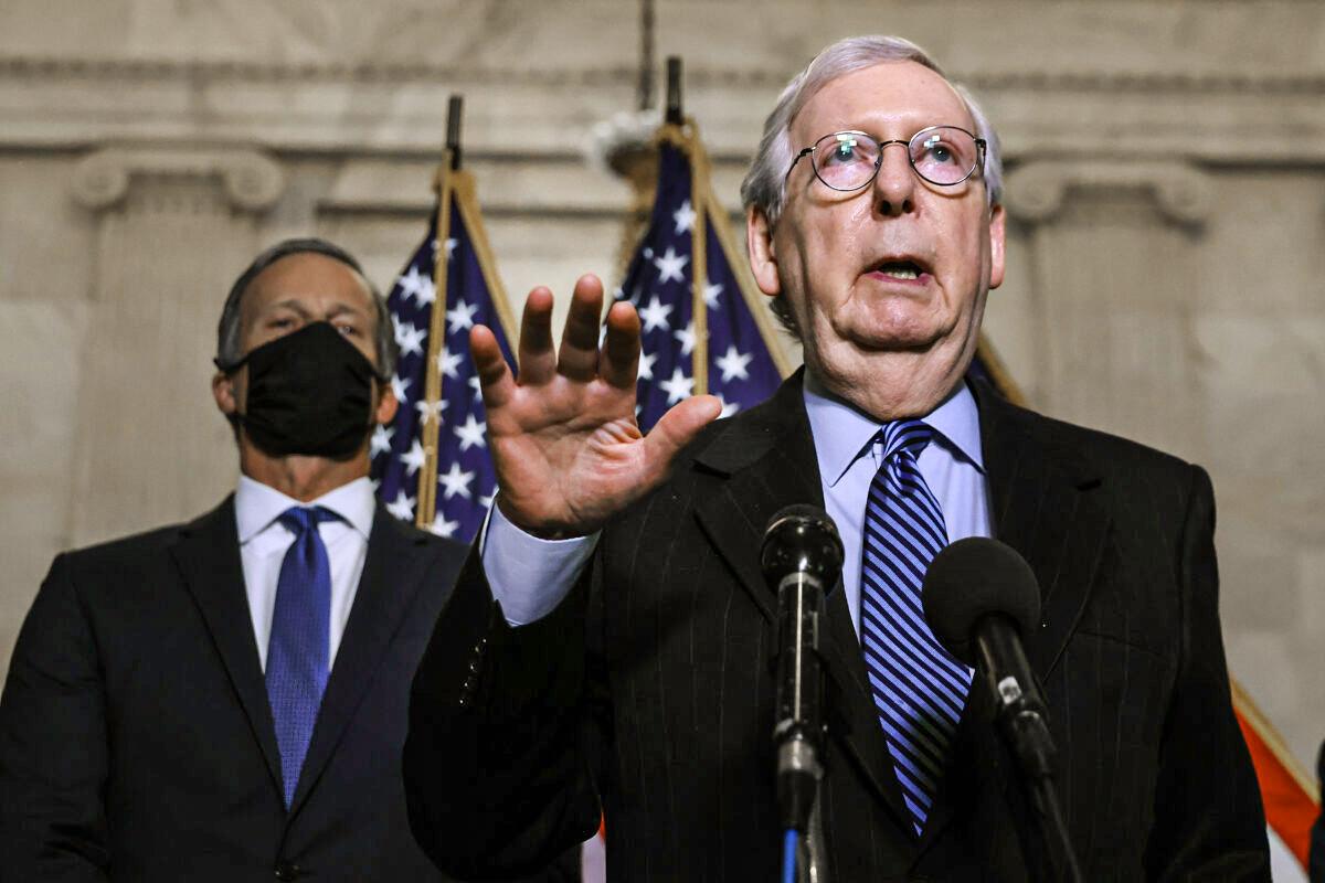 McConnell Decries RNC Censure of Cheney, Kinzinger, Calls Jan. 6 ‘A Violent Insurrection’