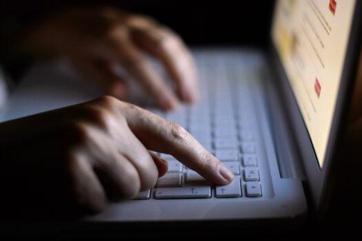 It was argued collaboration with Taiwan would be advantageous for Australia on multiple levels, including cyber capabilities. Hands-on a keyboard in an undated file photo. (PA)