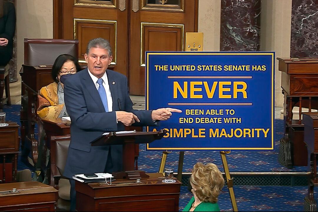 Manchin and Sinema Vote With Republicans Against Changing Senate Rules for Elections Overhaul