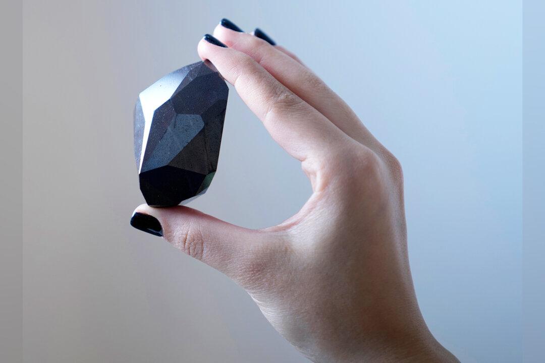 Rare 555.55-Carat Black Diamond Believed to Be From Outer Space Gets Unveiled in Dubai