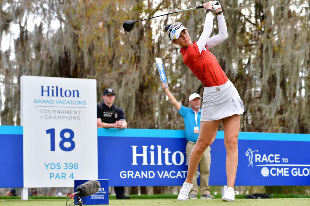 Nelly Korda Takes Lead in First LPGA Event of 2022