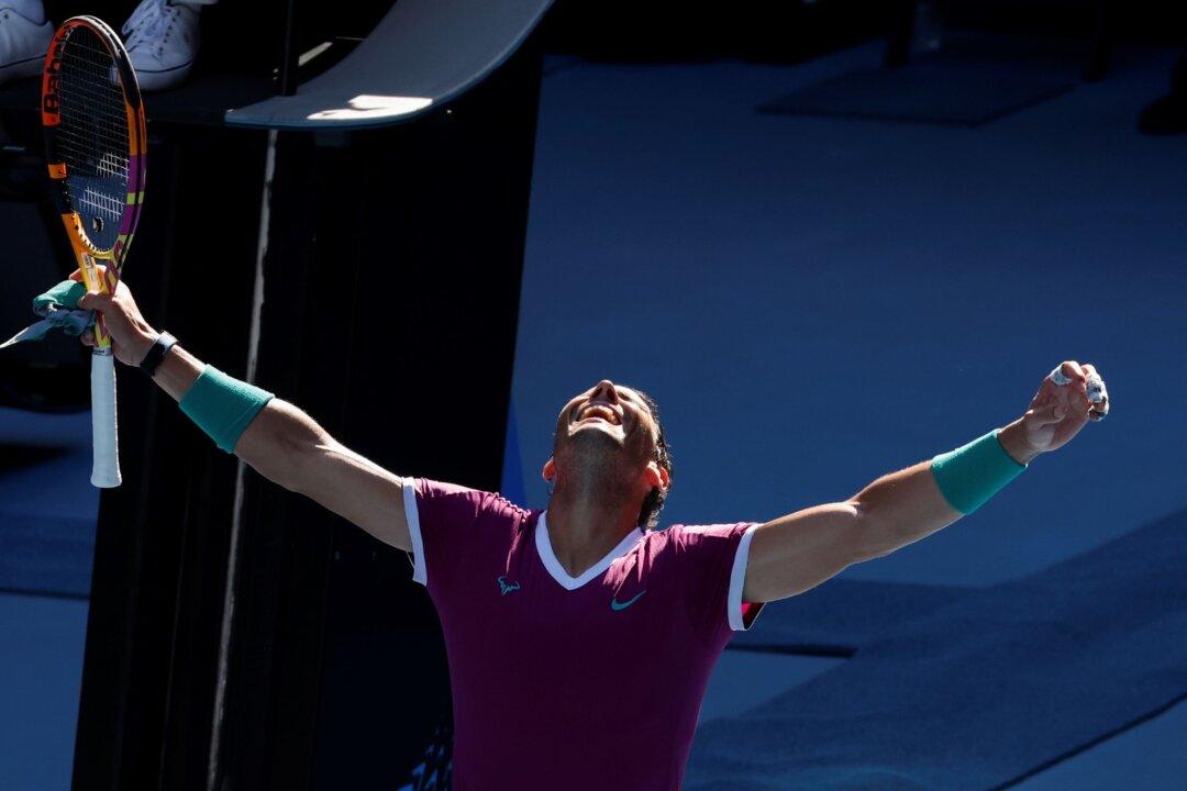 Nadal Reaches Australian Open Quarterfinals for 14th Time
