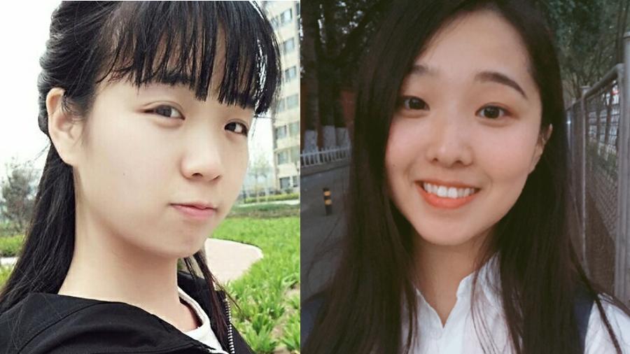 Zheng Yanmei (L) and Zhang Renfei, who were sentenced to five and four years in prison, respectively. (The Epoch Times)