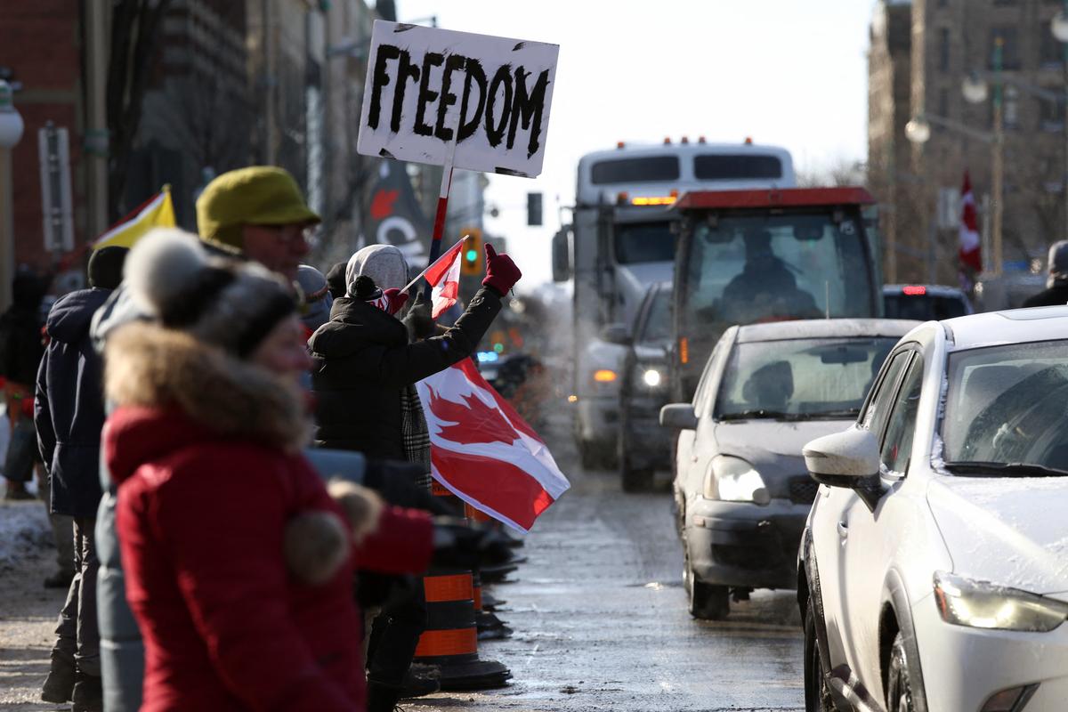 Justin Trudeau Ducks the Great Trucker Revolt