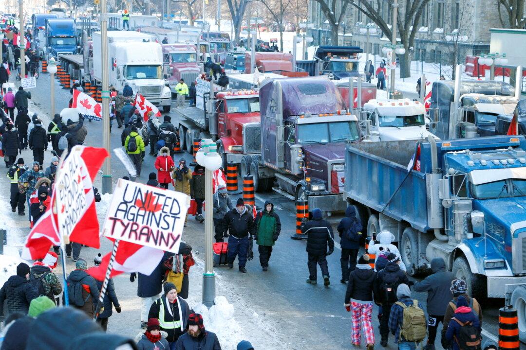 Nearly 40 Trucking Businesses Involved in Canada’s Freedom Convoy Protests Have Been Shut Down