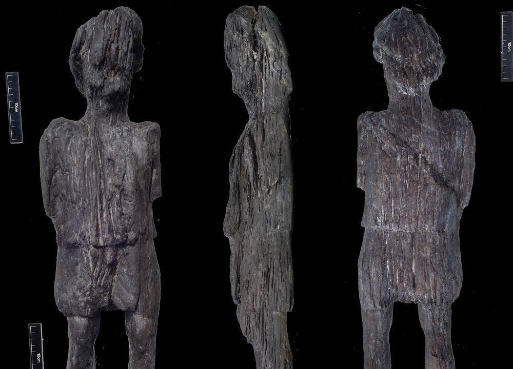 Rare Roman Wooden Figure Uncovered by HS2 Archaeologists in England