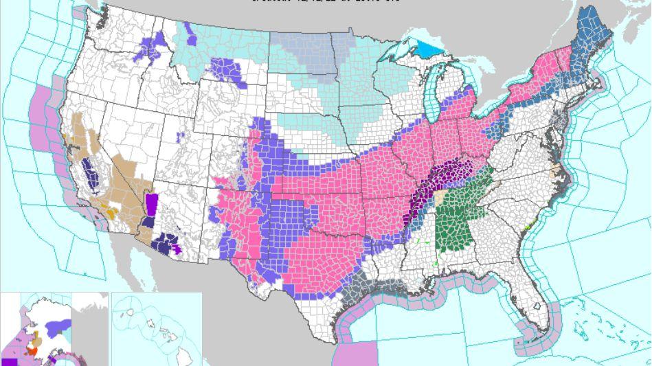 1,500 Flights Canceled as Governors Declare States of Emergency