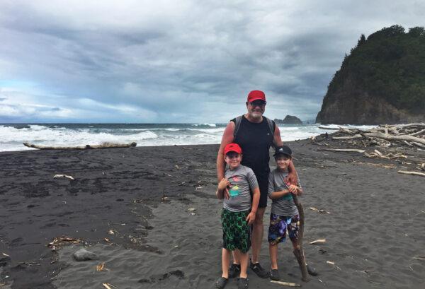 Jeff Younger with his sons James and Jude. (Courtesy of Jeff Younger)