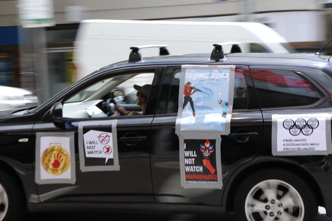 Melbourne Car Parade to Boycott Beijing Winter Olympics