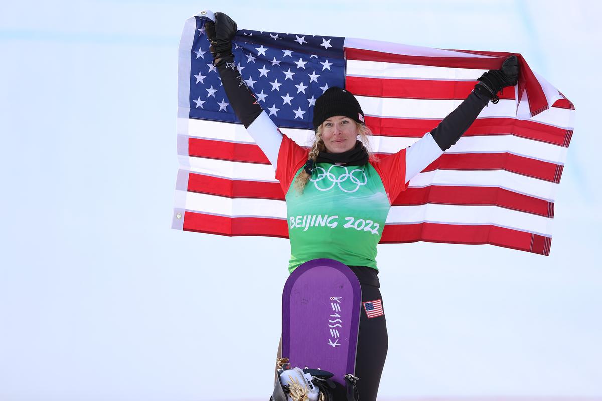 Lindsey Jacobellis Wins First US Gold at Beijing Winter Olympics