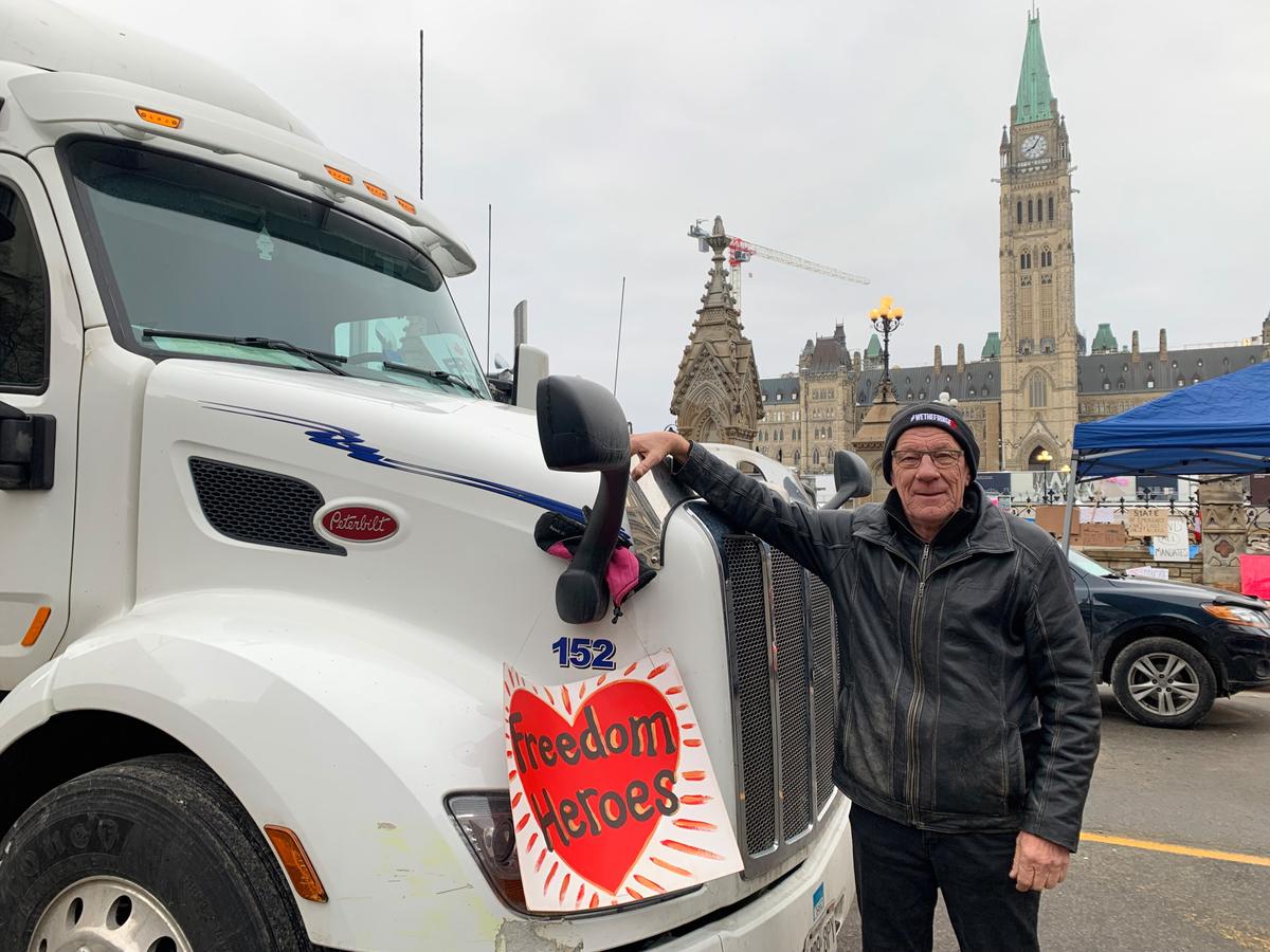 ‘Our Freedoms Have Gone’: Trucker Protesting Against COVID-19 Vaccine Mandates Speaks Out