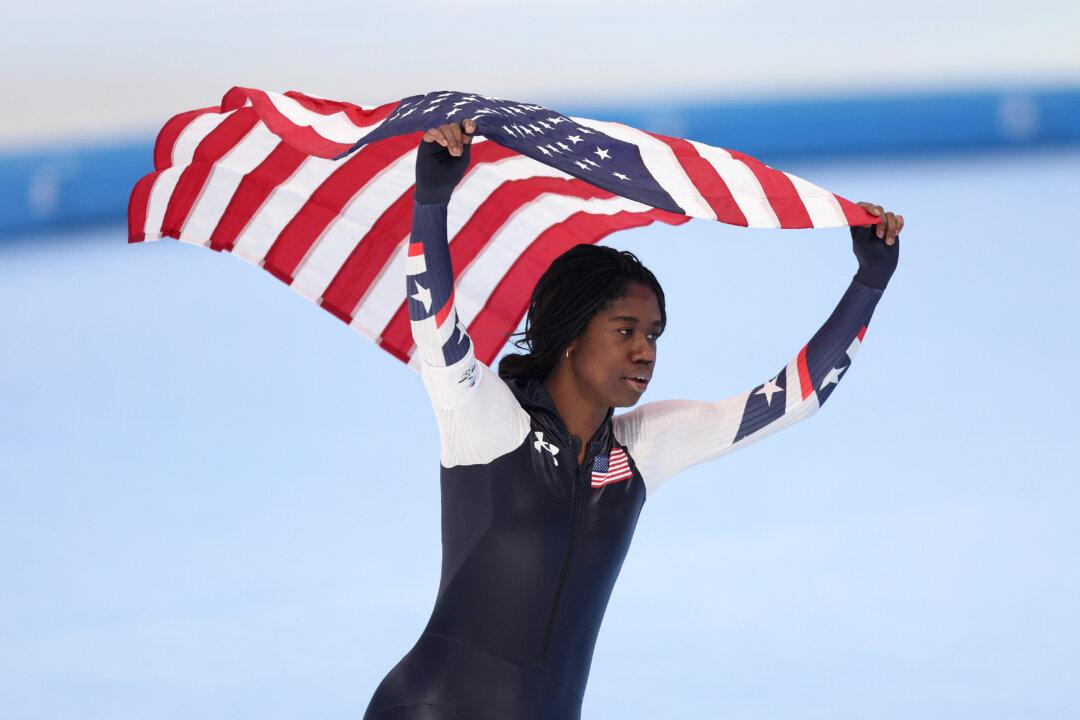 American Jackson Wins Speed Skating Gold After Stumble in Trials
