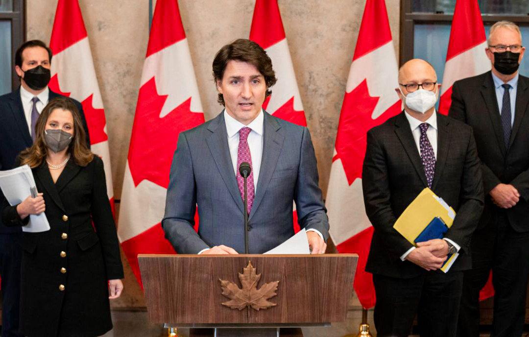 Trudeau Declares State of Emergency Over Protests Against COVID-19 Mandates
