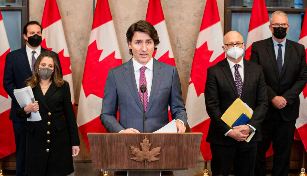 Trudeau Declares State of Emergency Over Protests Against COVID-19 Mandates