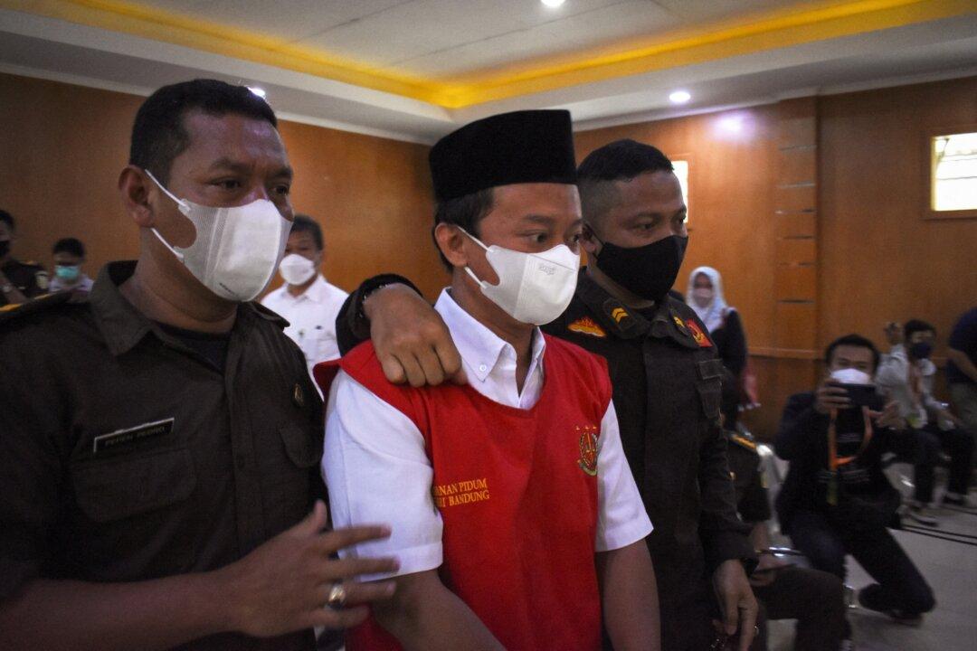 Indonesian School Principal Jailed for Life for Raping 13 Students
