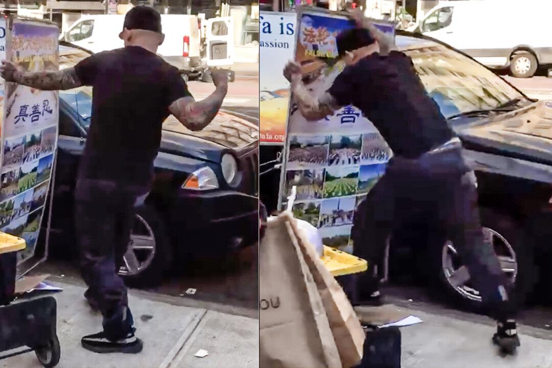 New York Man Charged With Hate Crime for Attacking Falun Gong Booths