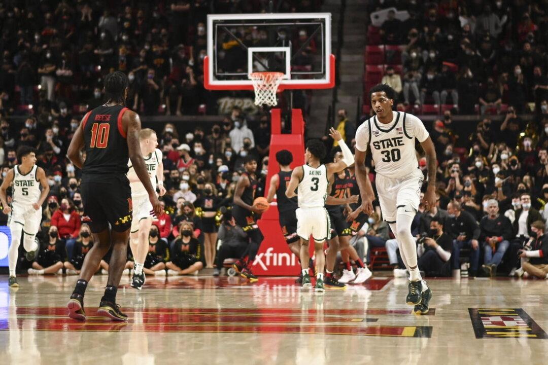 Top 25 Roundup: Late Hoop Lifts No. 13 Michigan State Past Maryland