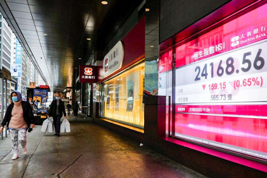 World Shares Mixed as Investors Eye Ukraine, Inflation