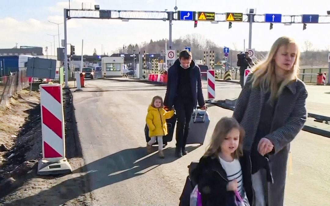 Poland Prepares for Arrival of Ukraine Refugees