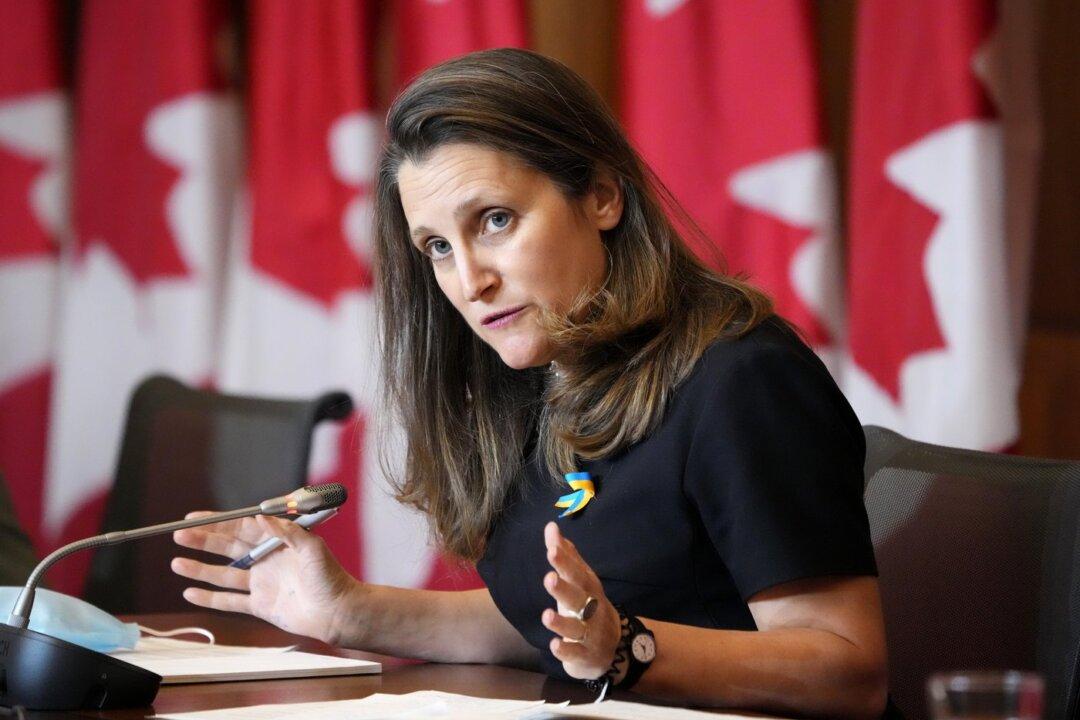 Freeland Touts Affordability Plan Based on Previous Spending Commitments