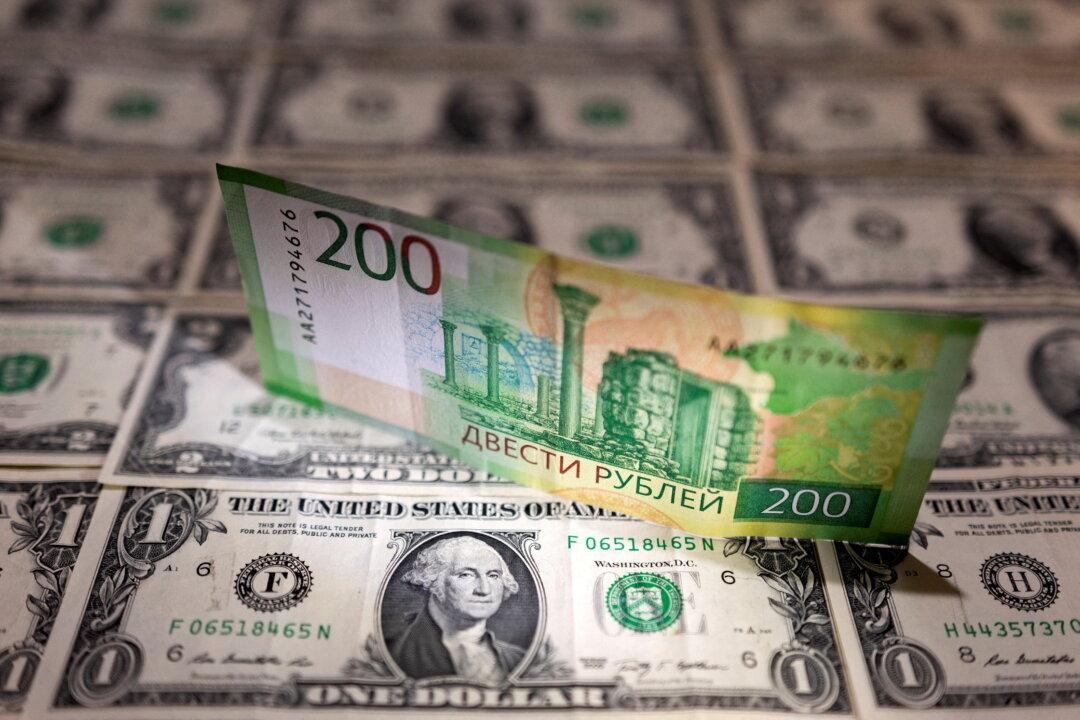 Swinging Rouble Stabilizes Near 104 Versus Dollar as Cenbank Holds Rates