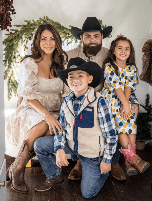 Minuta family Christmas photo. (Courtesy of Roberto Minuta)