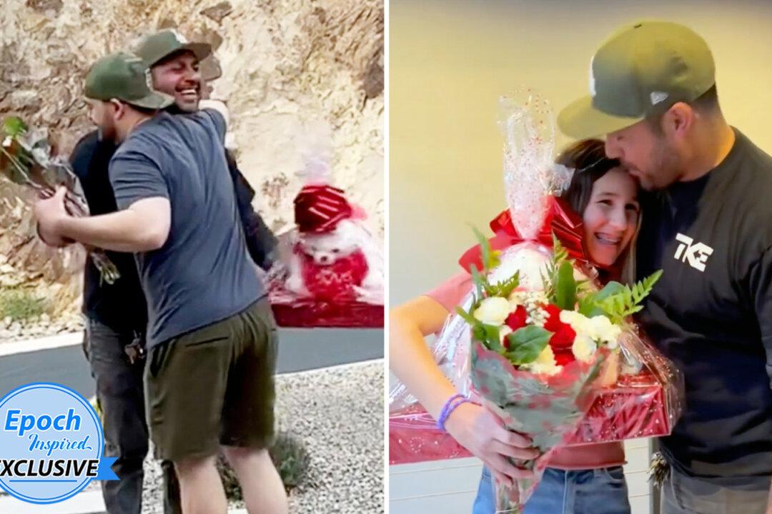 Husband Greets Wife’s Ex With Heartwarming Hug When He Visits With Gifts for Their Daughter