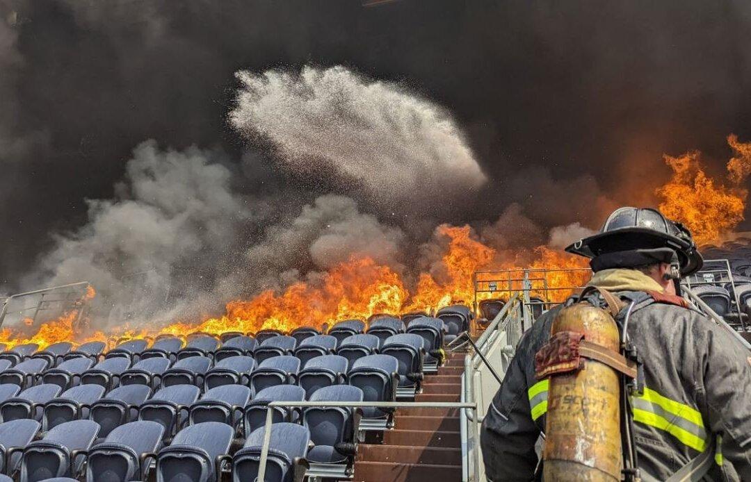 Denver Broncos’ ‘Mile High Stadium’ Catches on Fire